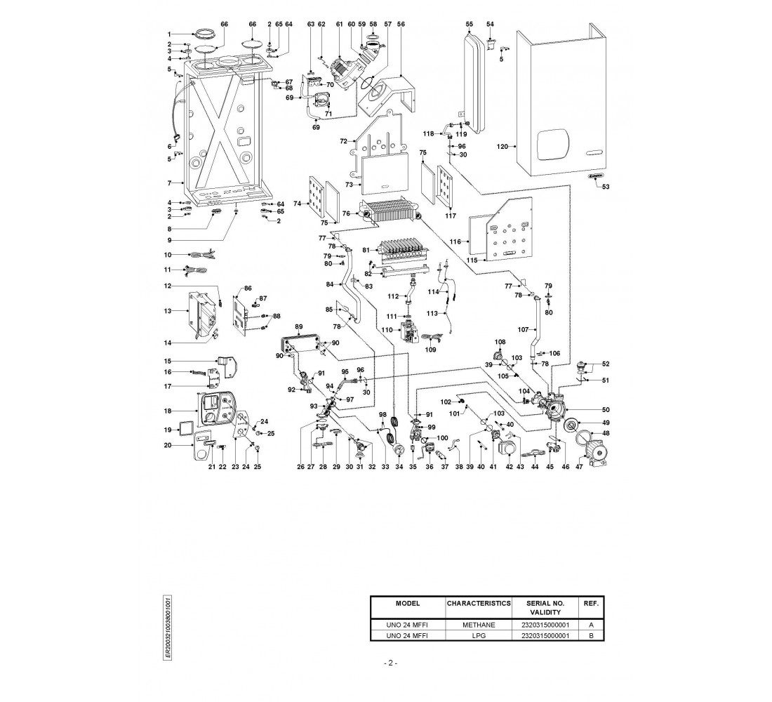 ARISTON UNO 24 MFFI